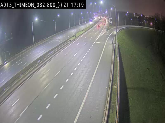 Caméra trafic Belgique - Thiméon - E42, jonction avec A54 (E420) direction La Louvière/Charleroi - BK 82.82