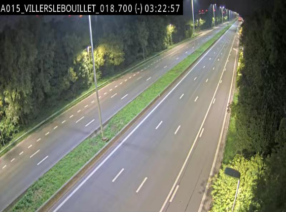 Webcam autoroute Belgique - Villers-le-Bouillet - E42 direction Liège - BK 18.7