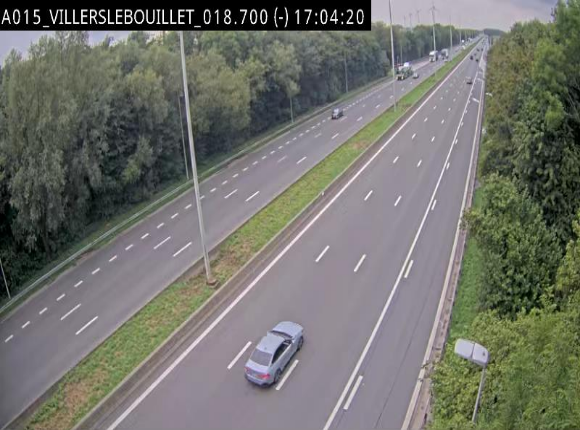 Webcam autoroute Belgique - Villers-le-Bouillet - E42 direction Liège - BK 18.7