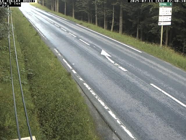 Caméra du Collet sur la route de Colmar (D417)