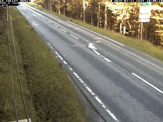 Caméra du Collet sur la route de Colmar (D417)