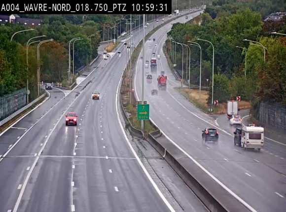 Webcam traffic E411(A4) - BK 18.7 - Bierges (Wavre Nord)