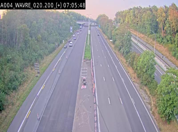 Webcam @ Wavre-sud KP 19.6, A4/E411