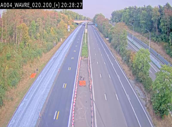Webcam @ Wavre-sud KP 19.6, A4/E411