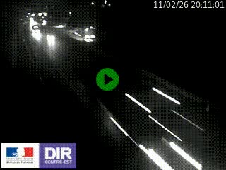 Webcam routière à Saint-Etienne-Terrenoire sur la RN88 avant la jonction entre l'A72 et le Boulevard Périphérique de Saint-Etienne