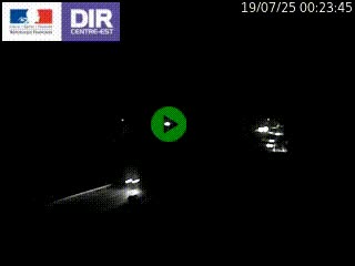 Caméra trafic à Meylan sur la Rocade-Sud de Grenoble en direction d'Aix-en-Provence