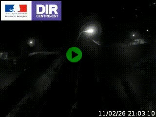 Web cam sur la N90 à Aime, en provenance de Bourg-Saint-Maurice et en direction d'Albertville
