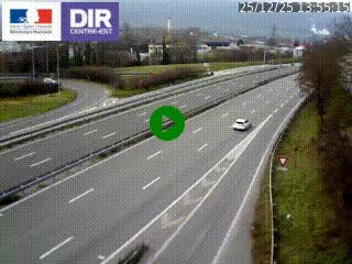 Caméra routière à hauteur de la sortie 15 Chambéry-centre au PK 4,103 en direction d'Albertville