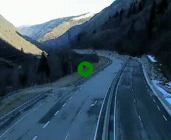 Webcam Porté-Puymorens sur N320, en direction de Pas de la Casa (Andorre)