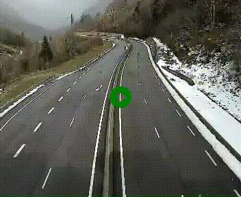 Webcam L'Hospitalet-près-l'Andorre sur N20, en direction d'Andorre