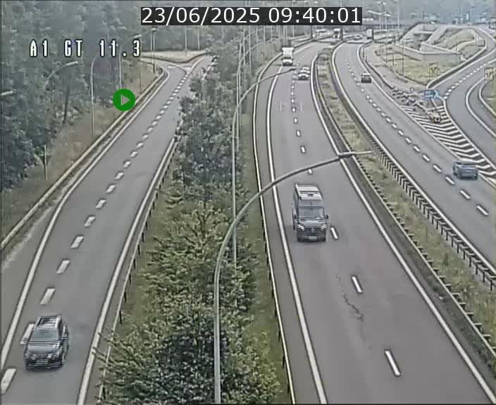 Traffic live webcam Luxembourg Senningerberg - A1 direction Allemagne - BK 11.3
