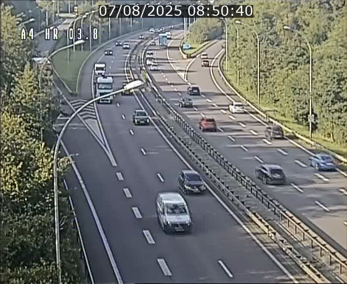 Webcam traffic A4 Luxembourg - BK 3.8 - Leudelange (direction Esch sur Alzette)