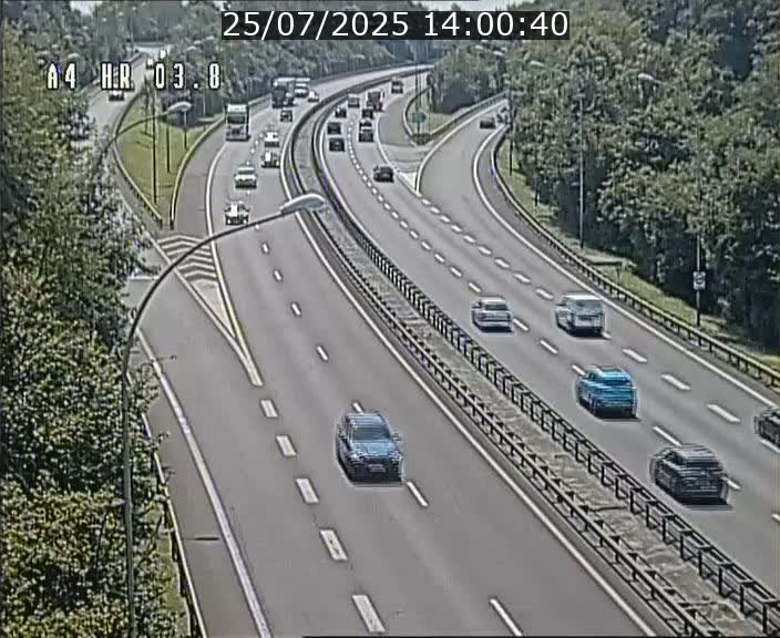 Webcam traffic A4 Luxembourg - BK 3.8 - Leudelange (direction Esch sur Alzette)
