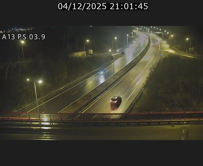 Traffic live webcam Luxembourg Differdange - A13 direction Esch-sur-Alzette - BK 3.9