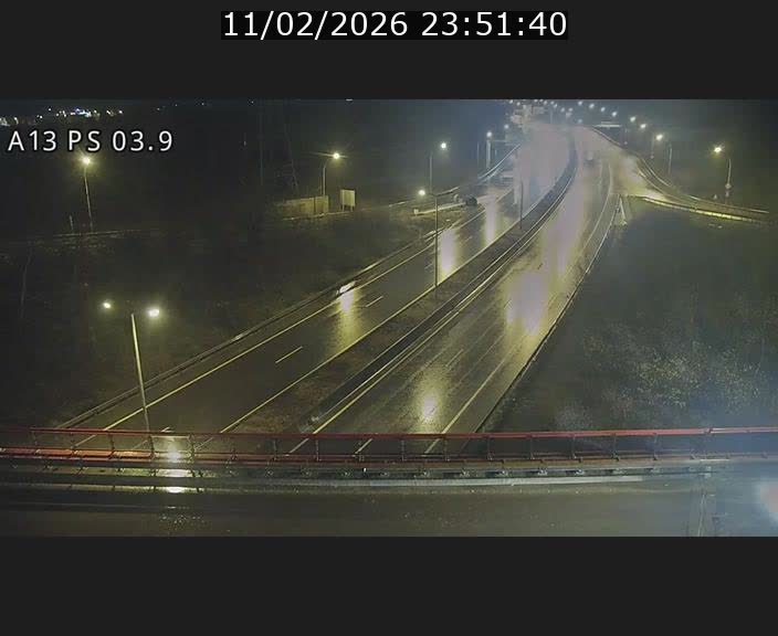 Traffic live webcam Luxembourg Differdange - A13 direction Esch-sur-Alzette - BK 3.9