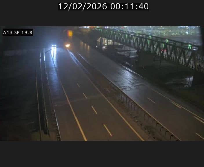 Traffic live webcam Luxembourg Croix de Bettembourg - A13 direction Esch-sur-Alzette - BK 19.8