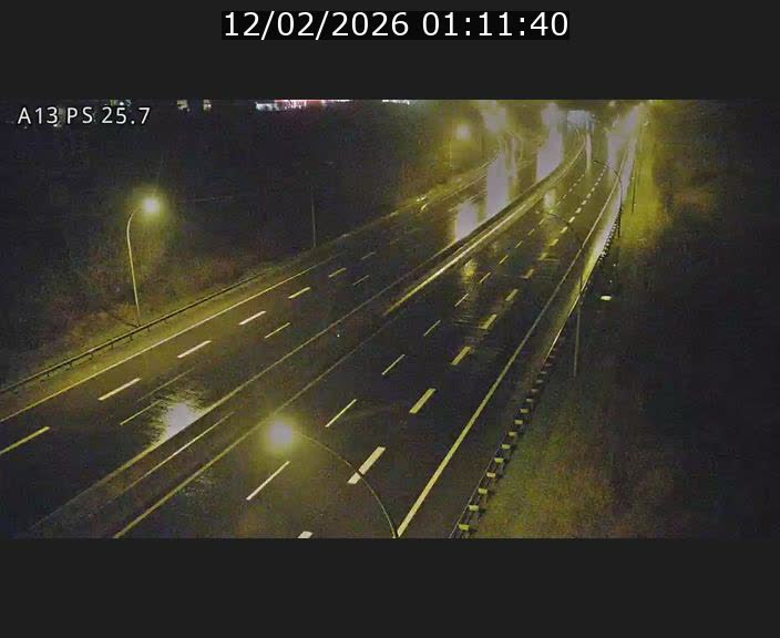 Traffic live webcam Luxembourg Frisange - A13 direction Allemagne - BK 26