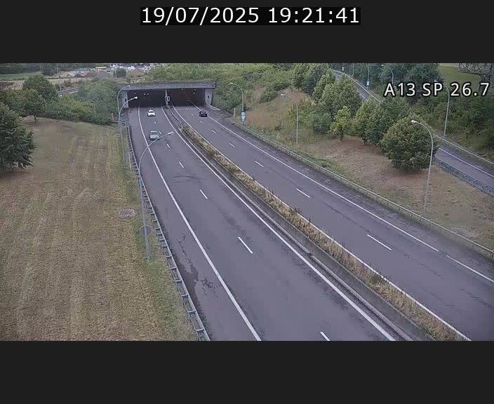 Traffic live webcam Luxembourg Frisange - A13 direction Luxembourg-ville - BK 26.7