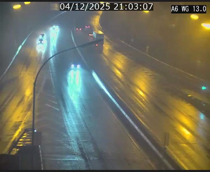 Traffic live webcam Luxembourg Mamer - A6 - BK 13 - direction Luxembourg/France/Allemagne
