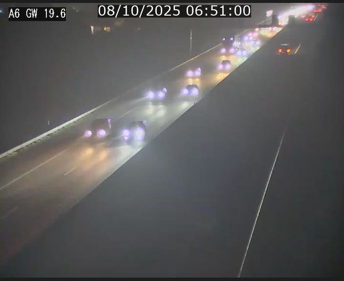 Traffic live webcam Luxembourg - Steinfort - A6 - BK 19.6 - direction Belgique
