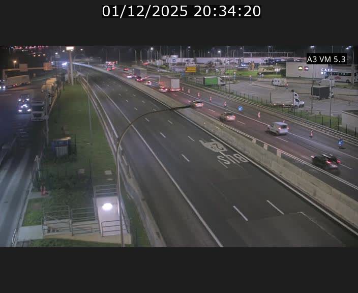 Traffic live webcam Luxembourg Aire de Berchem - A3 - BK 5 - direction France
