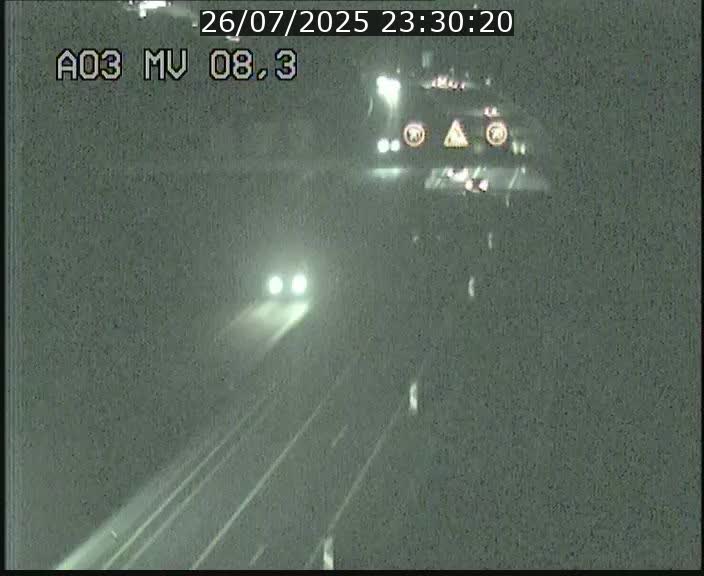 Webcam Autoroute après la Croix de Bettembourg en direction de Luxembourg sur l'A3