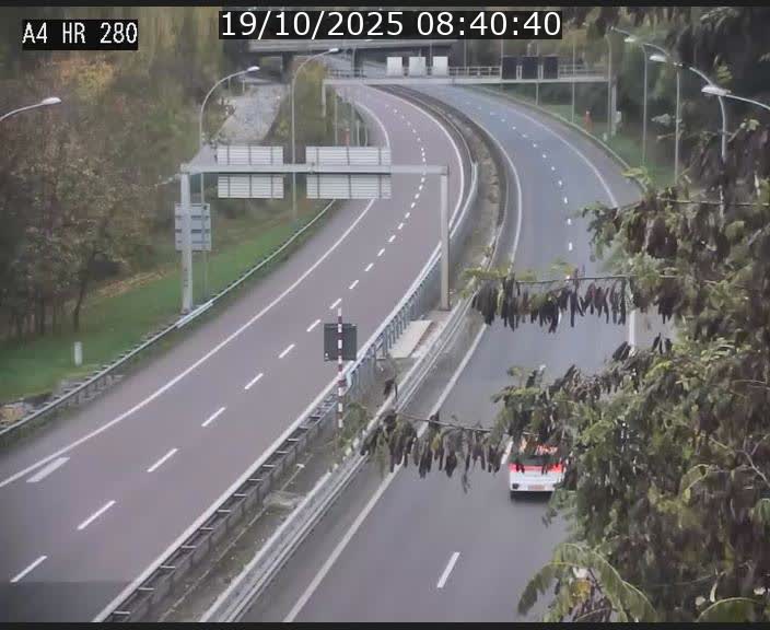 Webcam traffic A4 Luxembourg - BK 0.2 - P+R Bouillon (direction Luxembourg)