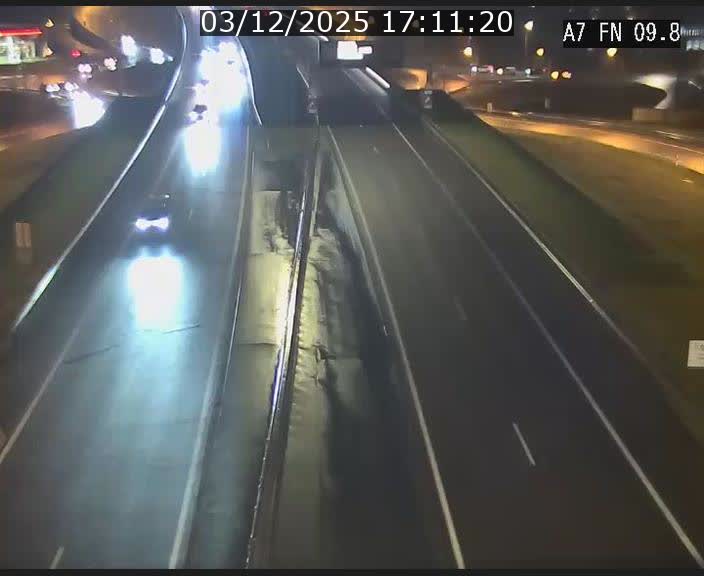 Caméra trafic Luxembourg - A7, Tunnel Gousselerbierg, sortie sud, direction rond-point Lorentzweiler (BK 9.9)