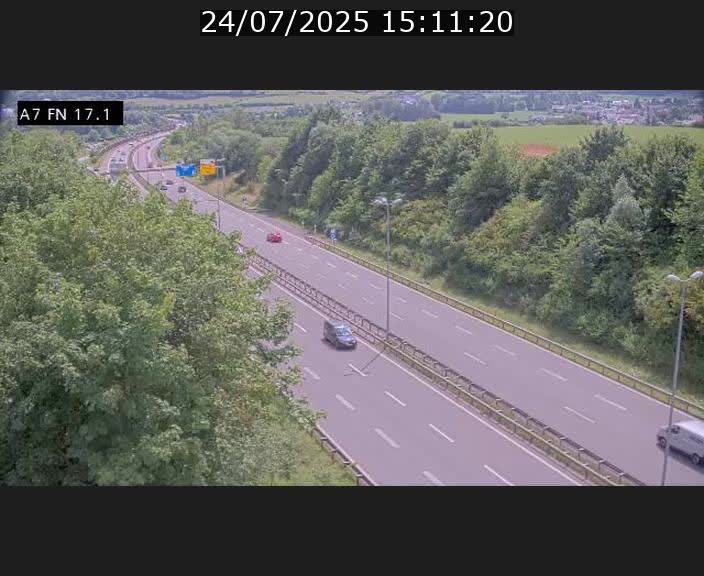 Caméra trafic Luxembourg - A7, Merscherbierg direction Mersch