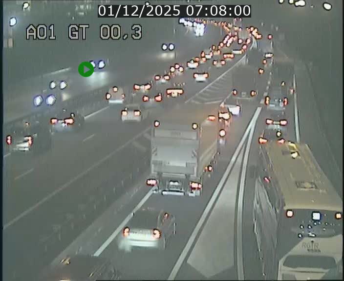 Traffic live webcam Luxembourg Croix de Gasperich - A1 direction Kirchberg - BK 0.3