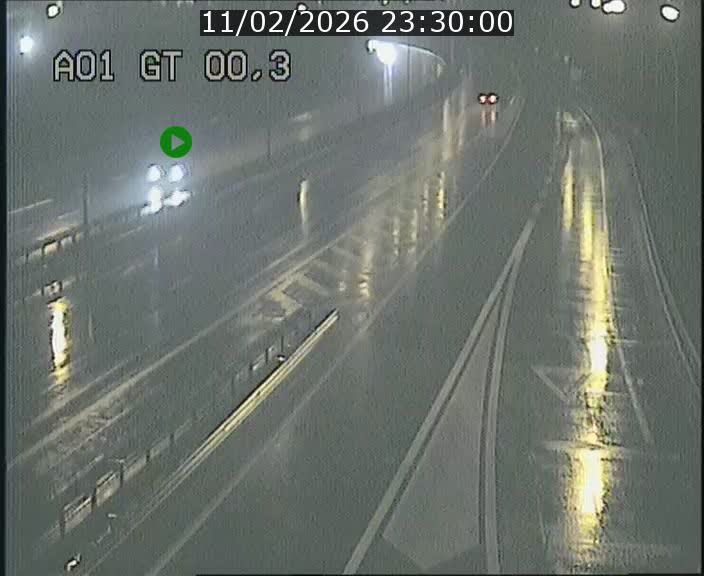 Traffic live webcam Luxembourg Croix de Gasperich - A1 direction Kirchberg - BK 0.3