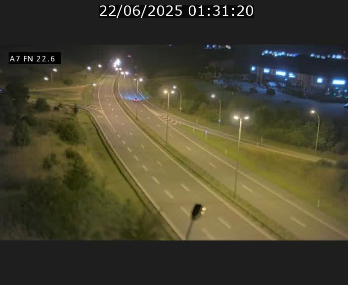 Caméra trafic Luxembourg - A7, Colmar-berg direction Mersch