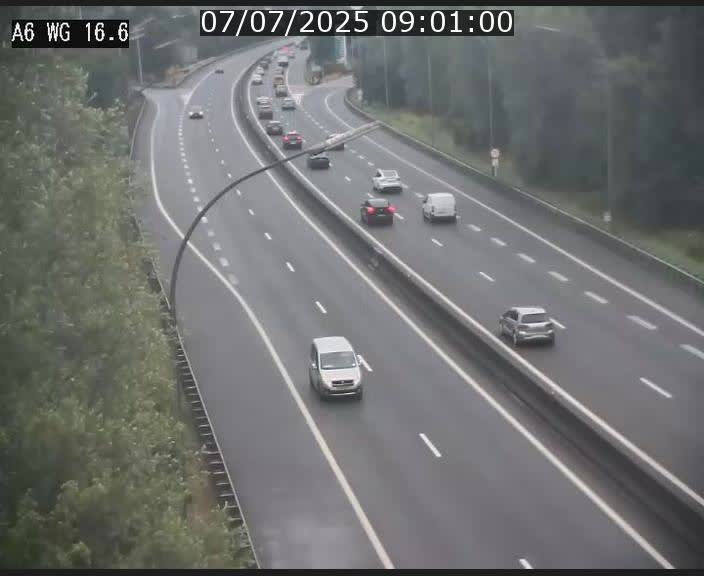 Traffic live webcam Luxembourg Aire de Capellen - A6 - BK 16.6 - direction Luxembourg/France/Allemagne