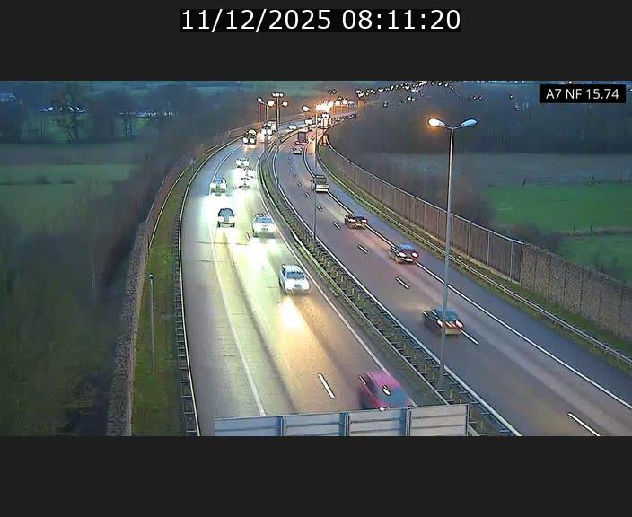 Caméra trafic Luxembourg - A7, Tunnel Mersch, entrée nord, direction Lorentzweiler