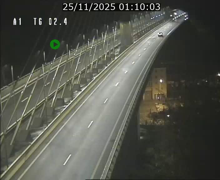 Traffic live webcam Luxembourg Sandweiler - A1 direction Luxembourg-ville - BK 2.4