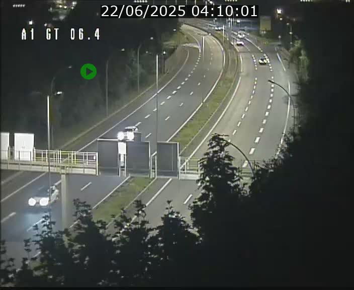 Traffic live webcam Luxembourg Hamm - A1 direction Sandweiler - BK 6.4
