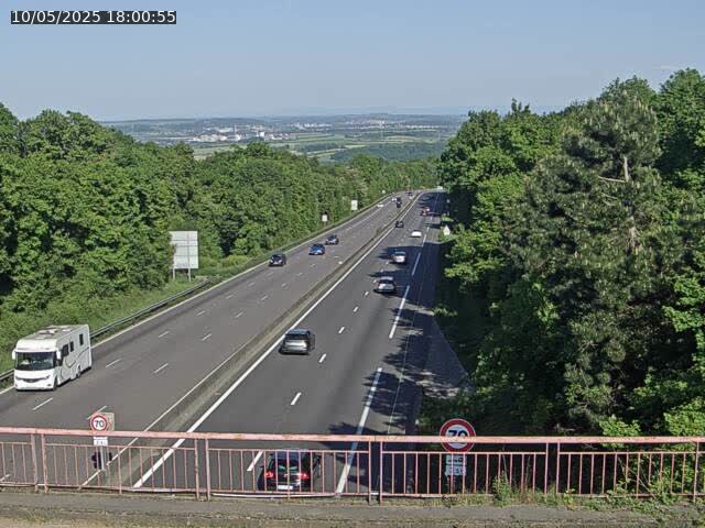 Caméra autoroute France - A33, Houdemont direction Lunéville