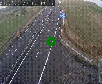 Caméra autoroute A75 à hauteur du col de la Fageole en direction de Clermont-Ferrand