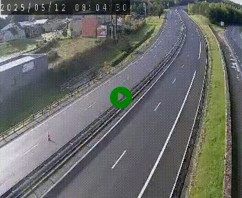 Caméra autoroute A75 à hauteur du col du rocher blanc en direction de Montpellier