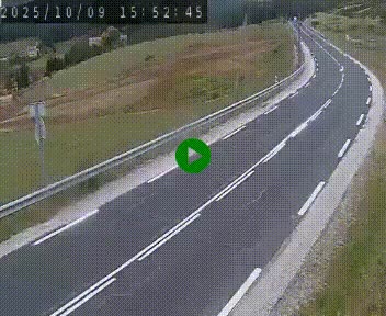 Webcam routière au niveau du col de la Chavade en Ardèche, sur la N102 à 1266 mètres d'altitude