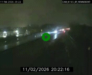 Webcam sur la N165 à hauteur de Hennebont, au nord de Lorient