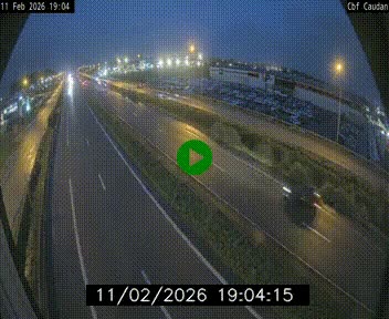 Webcam sur la N165 à hauteur de Caudan, dans le Morbihan.