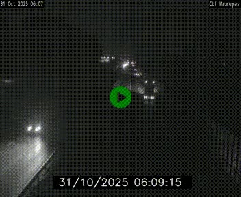 Webcam sur le périphérique de Rennes (N136) à hauteur de Maurepas, au nord de la ville