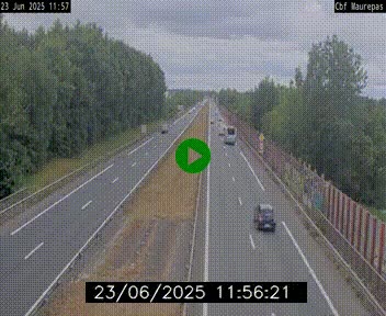 Webcam sur le périphérique de Rennes (N136) à hauteur de Maurepas, au nord de la ville