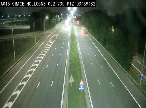 Caméra trafic Belgique - Grâce-Hollogne - E42, jonction avec A604, direction Loncin/Aéroport de Liège -  BK 3.2