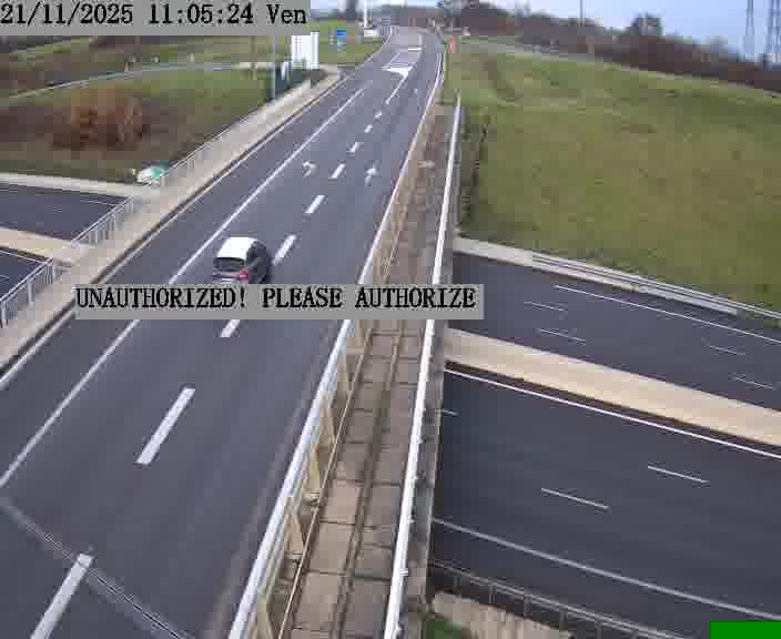 Caméra de trafic sur D1 (France) à Argancy, orientée vers Thionville, permettant d’évaluer fluidité, incidents et densité automobile.