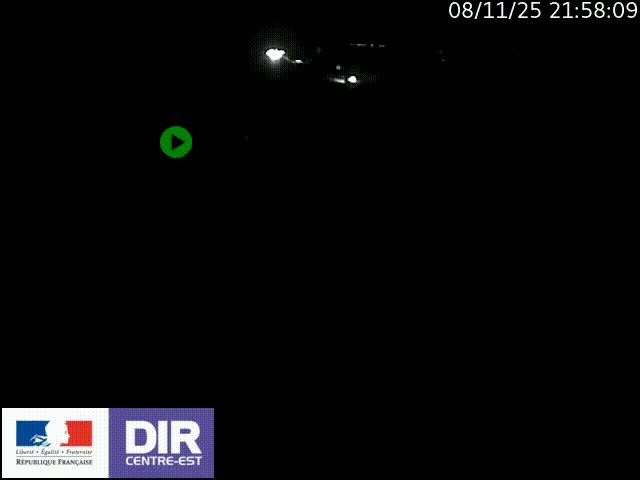 Webcam sur le contournement de Valence, sur la Nationale 7, à la jonction avec la N532, caméra orientée vers Grenoble