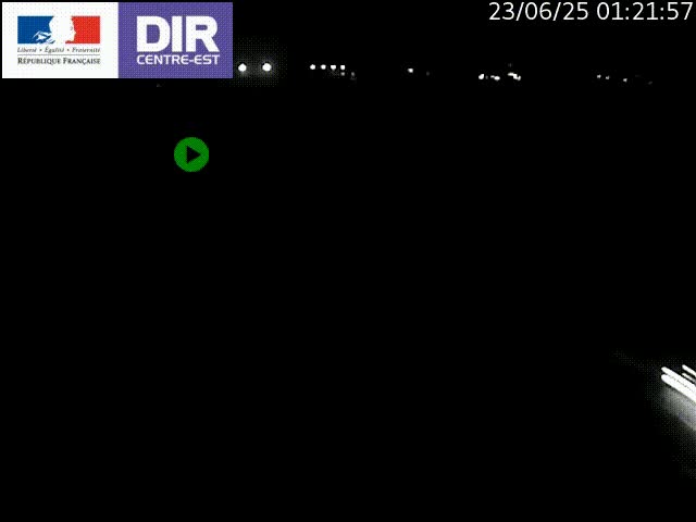 Webcam sur le contournement de Valence, sur la Nationale 7, caméra orientée vers Lyon