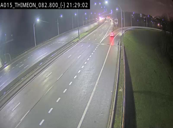 Caméra trafic Belgique - Thiméon - E42, jonction avec A54 (E420) direction La Louvière/Charleroi - BK 82.82