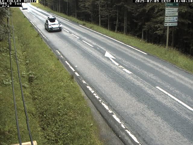 Caméra du Collet sur la route de Colmar (D417)